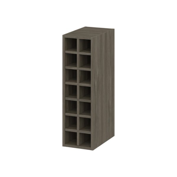 Cordyline Texmel Slab Walnut Wall Wine Rack 9 in. W X 30 in. H X 14 in. D