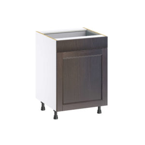 Summerina Chestnut Solid Wood Recessed Assembled Base Cabinet With a Pull Out (24 in. W x 34.5 in. H x 24 in. D)