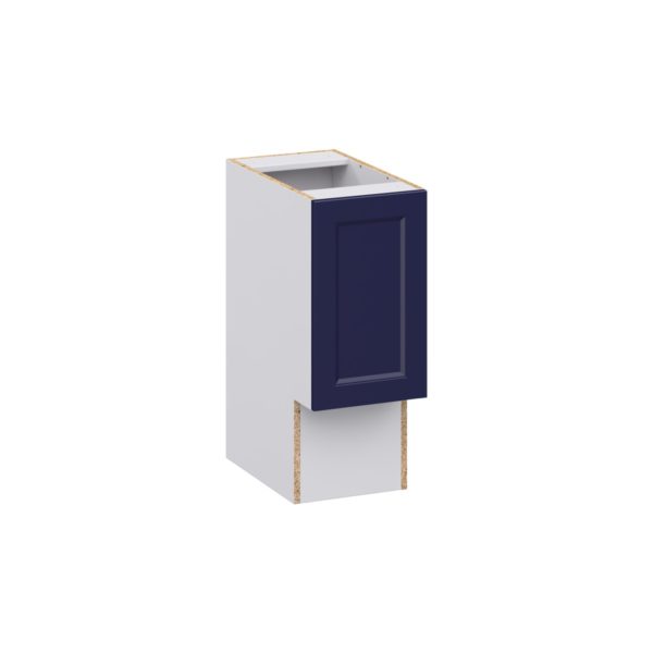 Camellia Painted Midnight Blue Recessed Assembled 12 in. W x 30 in. H x 21 in. D Accessible ADA Vanity Base Cabinet