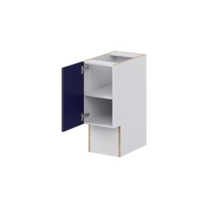 Camellia Painted Midnight Blue Recessed Assembled 12 in. W x 30 in. H x 21 in. D Accessible ADA Vanity Base Cabinet