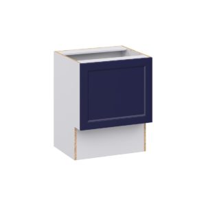 Camellia Painted Midnight Blue Recessed Assembled 24 in. W x 30 in. H x 21 in. D Accessible ADA Vanity Base Cabinet