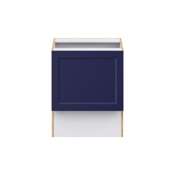 Camellia Painted Midnight Blue Recessed Assembled 24 in. W x 30 in. H x 21 in. D Accessible ADA Vanity Base Cabinet