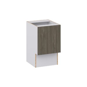 Cordyline Textured Slab Walnut Assembled 18 in. W x 30 in. H x 21 in. D Accessible ADA Vanity Base Cabinet