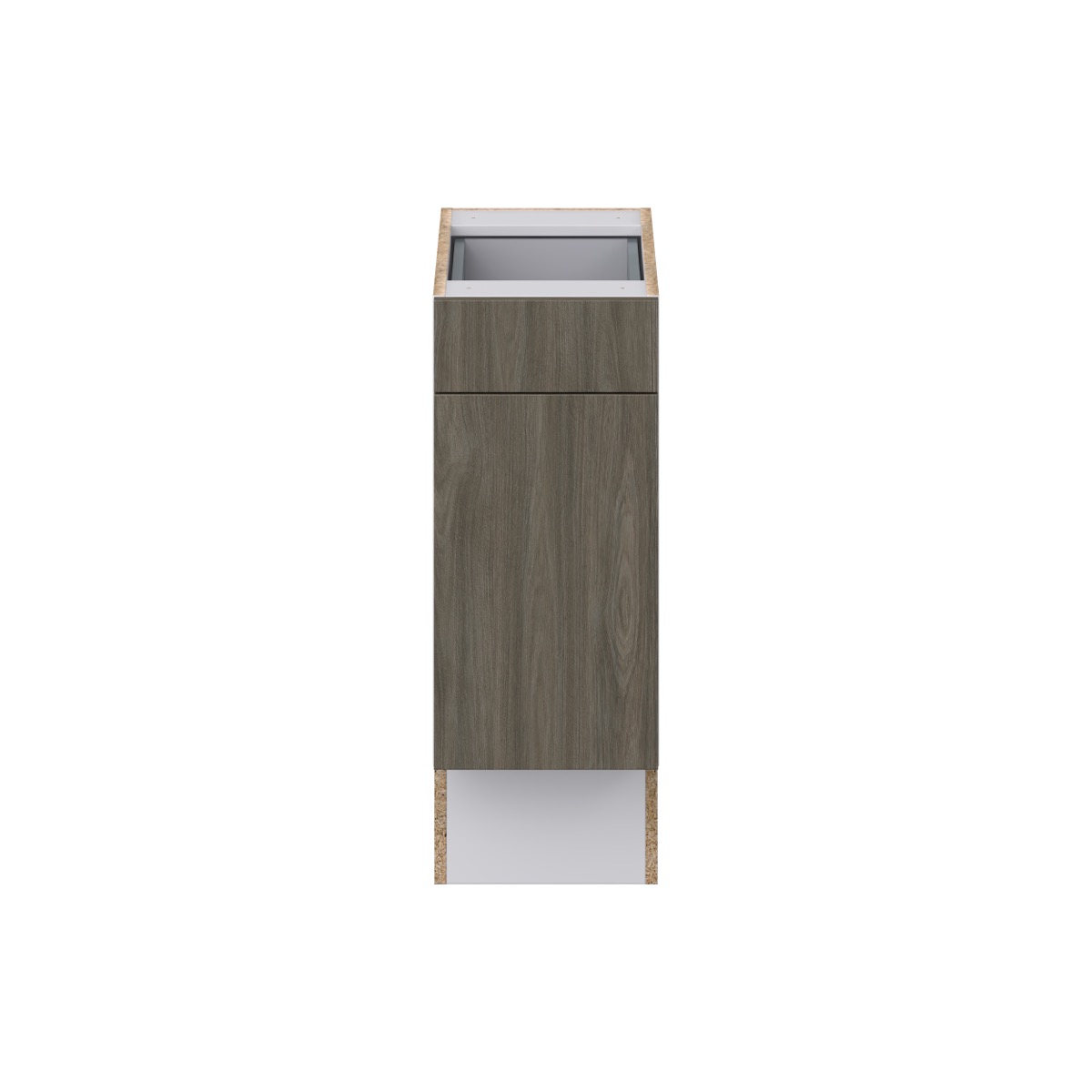 Cordyline Textured Slab Walnut Assembled 12 in. W x 32.5 in. H x 24 in. D Accessible ADA Base Cabinet with 1 Drawer