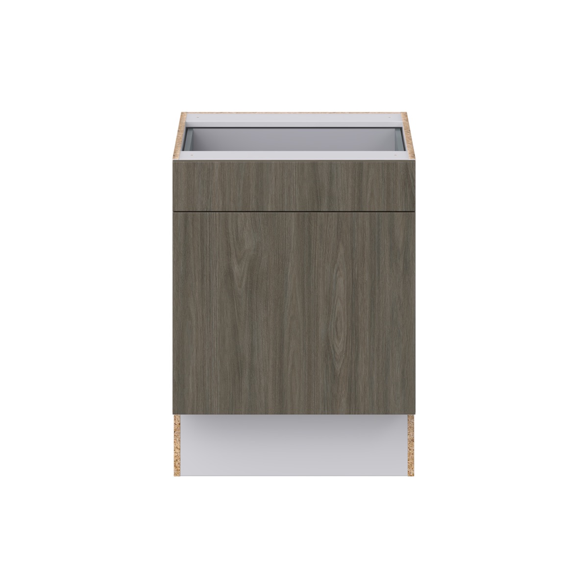 Cordyline Textured Slab Walnut Assembled 24 in. W x 32.5 in. H x 24 in. D Accessible ADA Base Cabinet with 1 Drawer