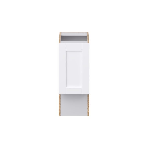 Dahlia Bright White Shaker Assembled 12 in. W x 30 in. H x 21 in. D Accessible ADA Vanity Base Cabinet