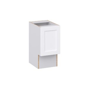 Dahlia Bright White Shaker Assembled 15 in. W x 30 in. H x 21 in. D Accessible ADA Vanity Base Cabinet