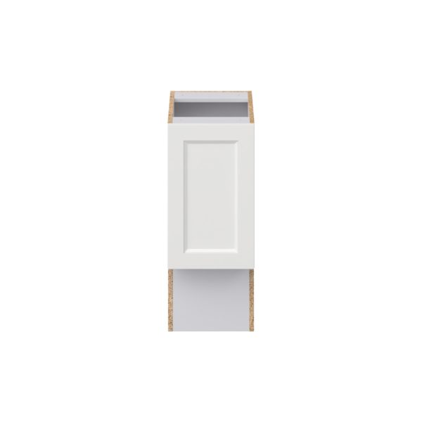 Magnolia Painted Bright White Recessed Assembled 12 in. W x 30 in. H x 21 in. D Accessible ADA Vanity Base Cabinet