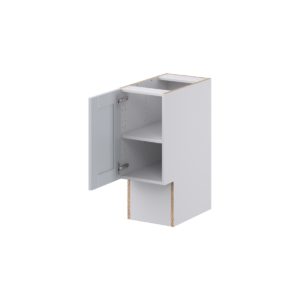 Sea Holly Light Gray Shaker Assembled 12 in. W x 30 in. H x 21 in. D Accessible ADA Vanity Base Cabinet