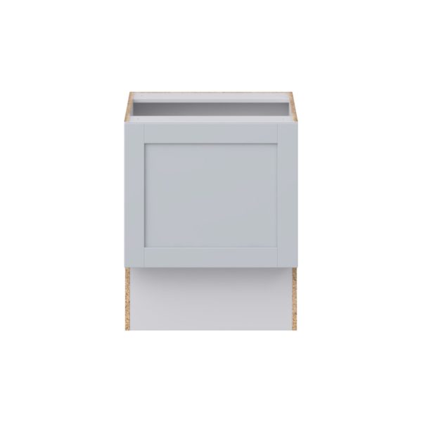 Sea Holly Light Gray Shaker Assembled 24 in. W x 30 in. H x 21 in. D Accessible ADA Vanity Base Cabinet