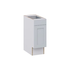 Sea Holly Light Gray Shaker Assembled 12 in. W x 32.5 in. H x 24 in. D Accessible ADA Base Cabinet with 1 Drawer