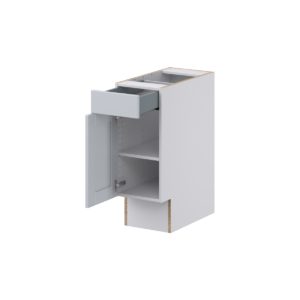 Sea Holly Light Gray Shaker Assembled 12 in. W x 32.5 in. H x 24 in. D Accessible ADA Base Cabinet with 1 Drawer