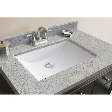 31"W x 22"D Napoli Vanity Top with Wave Bowl