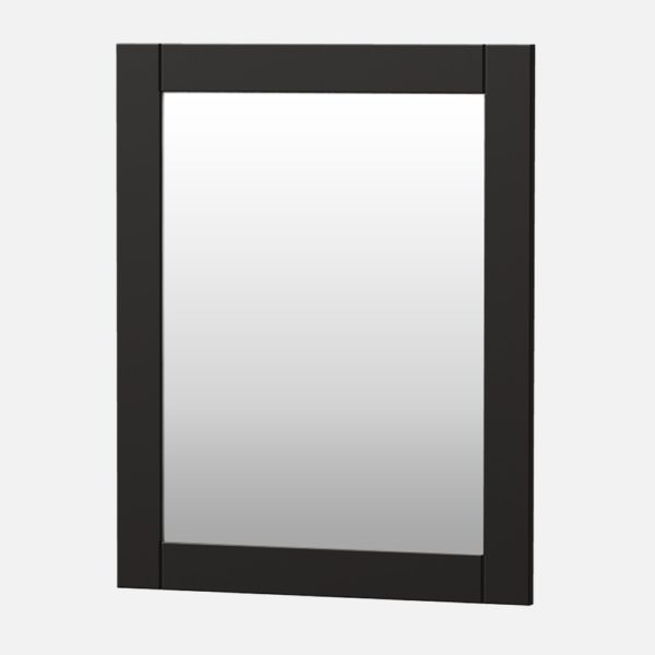 Barletta 24"W x 30"H Deep Brown Framed Mirror