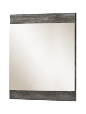 Begonia 24"W x 3/4"D Driftwood Gray Framed Mirror