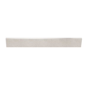 Daisy White 31 in. w x 0.75 in. d x 4 in. h Cultured Marble Backsplash