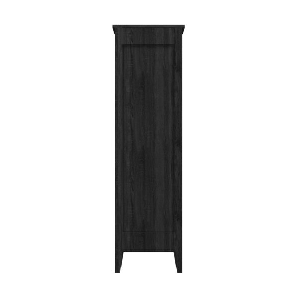 Foxglove 17-1/2"W x 22"D x 60"H Coal Black Linen Cabinet