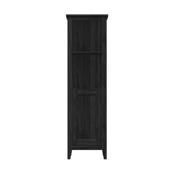 Foxglove 17-1/2"W x 22"D x 60"H Coal Black Linen Cabinet