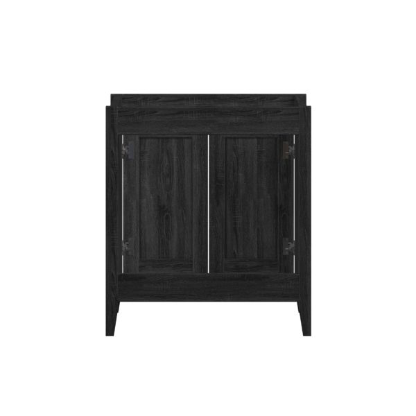 Foxglove 30"W x 21-5/8"D Coal Black Vanity Cabinet