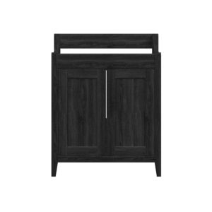 Foxglove 30"W x 21-5/8"D Coal Black Vanity Cabinet