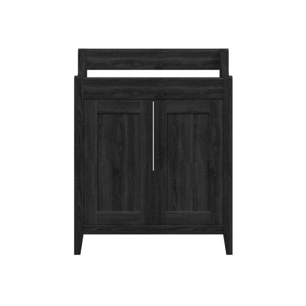 Foxglove 30"W x 21-5/8"D Coal Black Vanity Cabinet