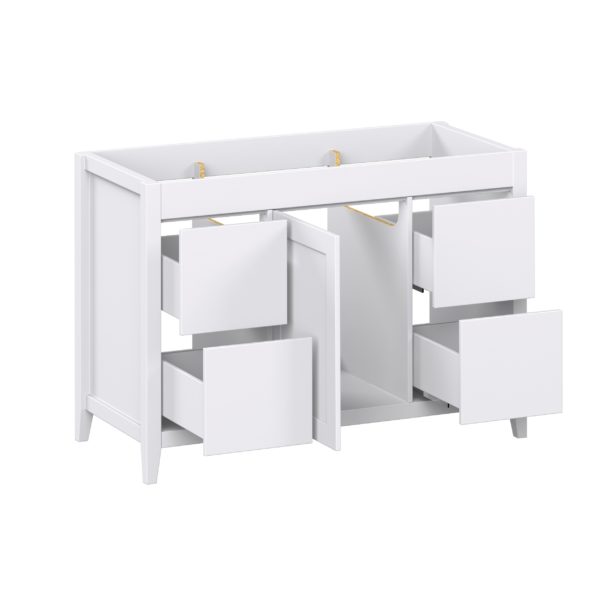 Foxglove 48"W x 21-5/8"D Alabaster Vanity Cabinet