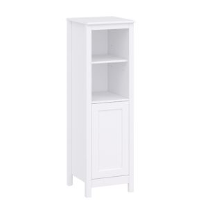 Hibiscus 18-1/2"W x 19"D x 60"H Bright White Linen Cabinet