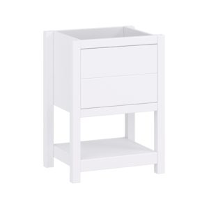 Hibiscus 24"W x 18-5/8"D Bright White Vanity Cabinet