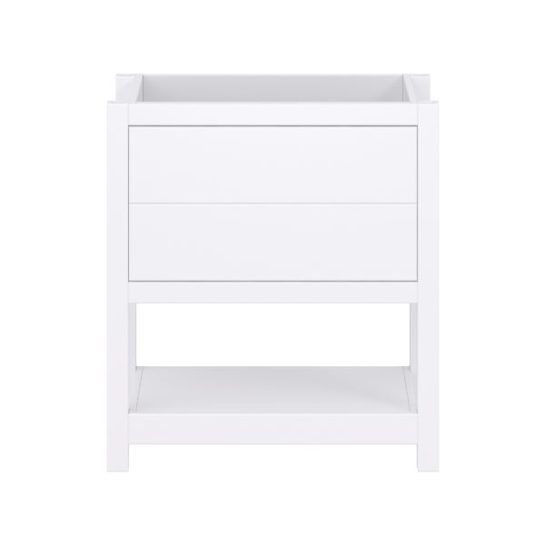 Hibiscus 30"W x 18-5/8"D Bright White Vanity Cabinet