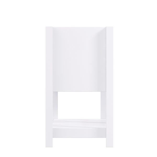 Hibiscus 60"W x 18-5/8"D Bright White Vanity Cabinet