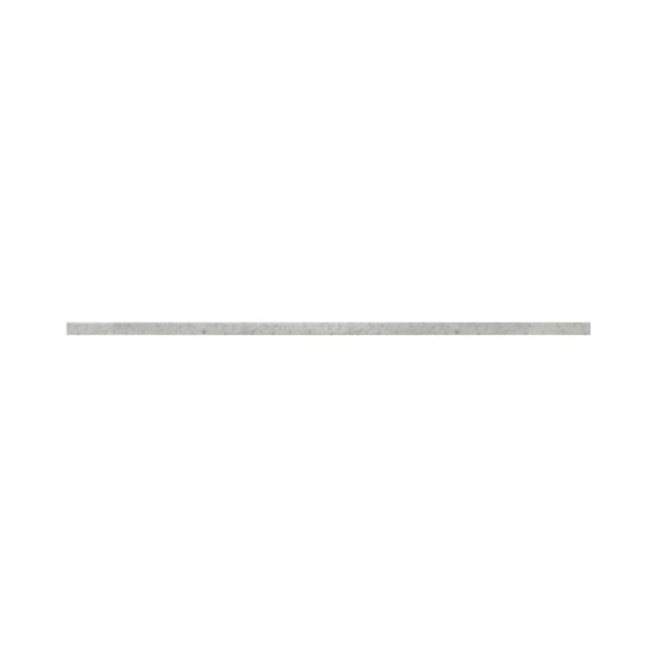 Silver Poplar 37 in. w x 0.75 in. d x 4 in. h Cultured Marble Backsplash