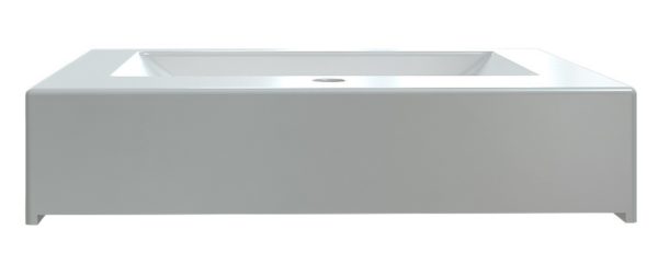 Soho 24"W x 19"D White Porcelain Vanity Top with Integrated Bowl