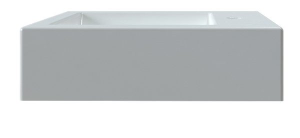 Soho 24"W x 19"D White Porcelain Vanity Top with Integrated Bowl