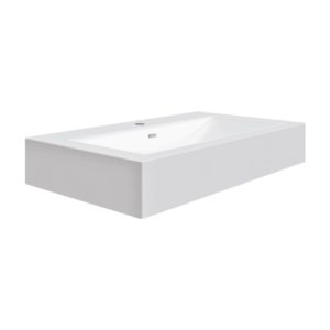 Soho 32"W x 19"D White Porcelain Vanity Top with Integrated Bowl