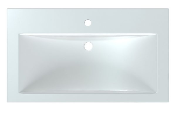 Soho 32"W x 19"D White Porcelain Vanity Top with Integrated Bowl