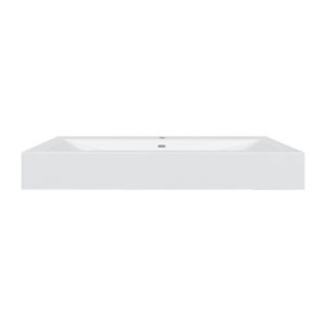 Soho 40"W x 19"D White Porcelain Vanity Top with Integrated Bowl