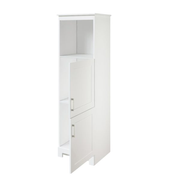 Southernwood 18-1/2"W x 15-1/8"D x 60"H White Linen Cabinet