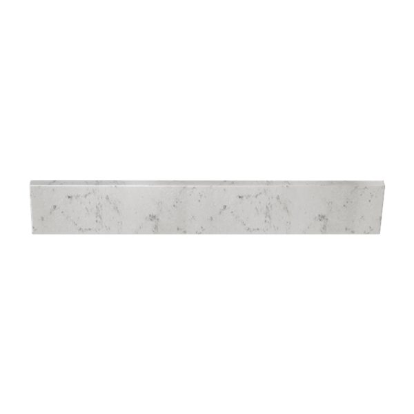 White Sage 25 in. w x 0.75 in. d x 4 in. h Cultured Marble Backsplash