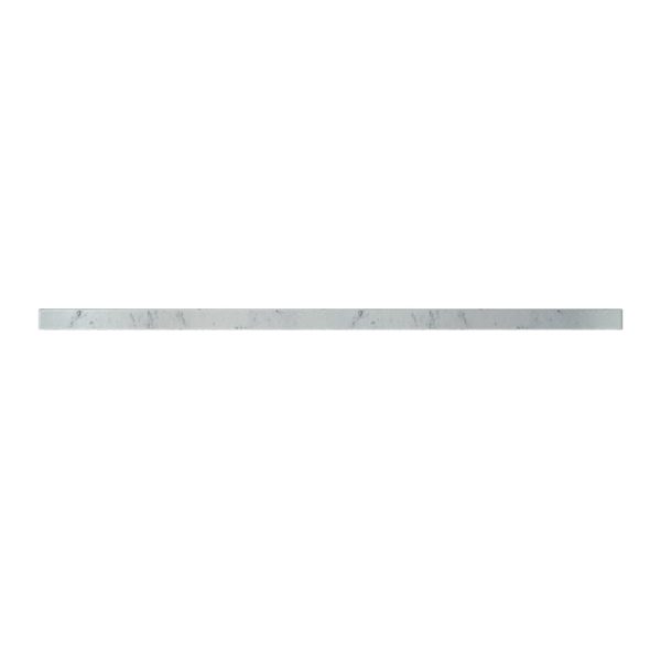 White Sage 25 in. w x 0.75 in. d x 4 in. h Cultured Marble Backsplash