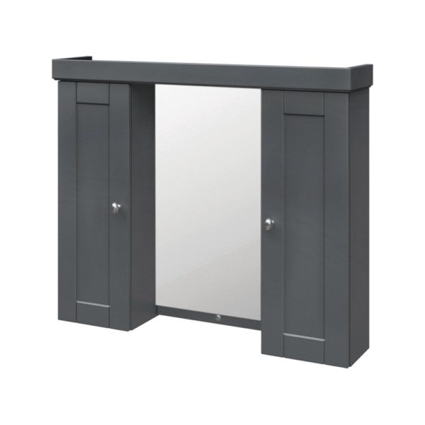 Weigela 32-11/16"W x 28"H Night Gray Medicine Cabinet