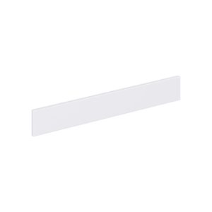 Bright White Slab 36x5x0.75 in. Drawer Front