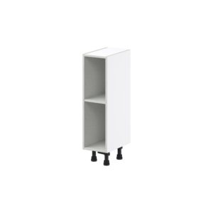 Bright White Base Open Shelf 9 in. W X 34.5 in. H X 14 in. D