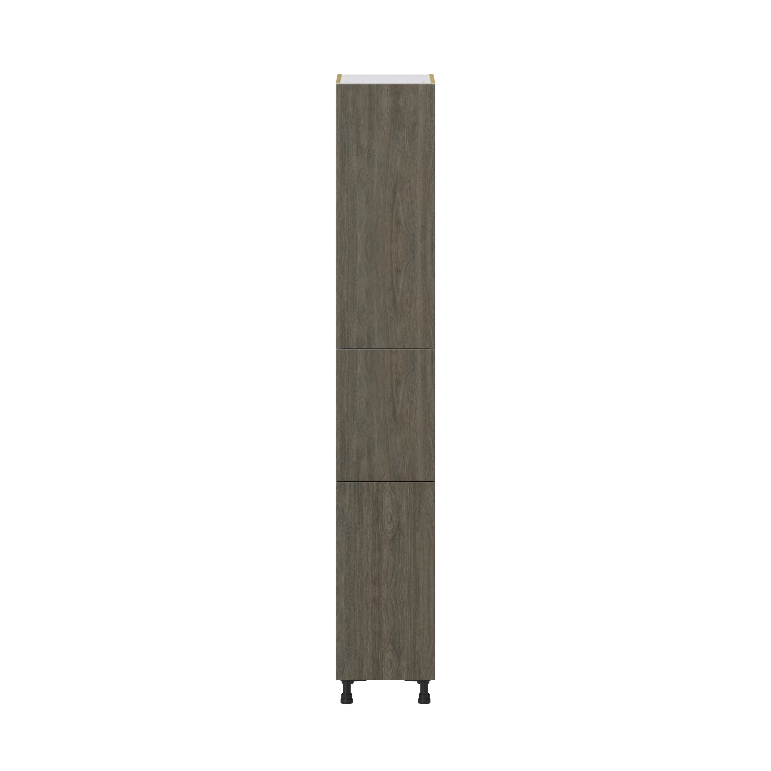 Cordyline Textured Slab Walnut Assembled Pantry Cabinet with 5 Shelves (15 in. W x 94.5 in. H x 24 in. D)