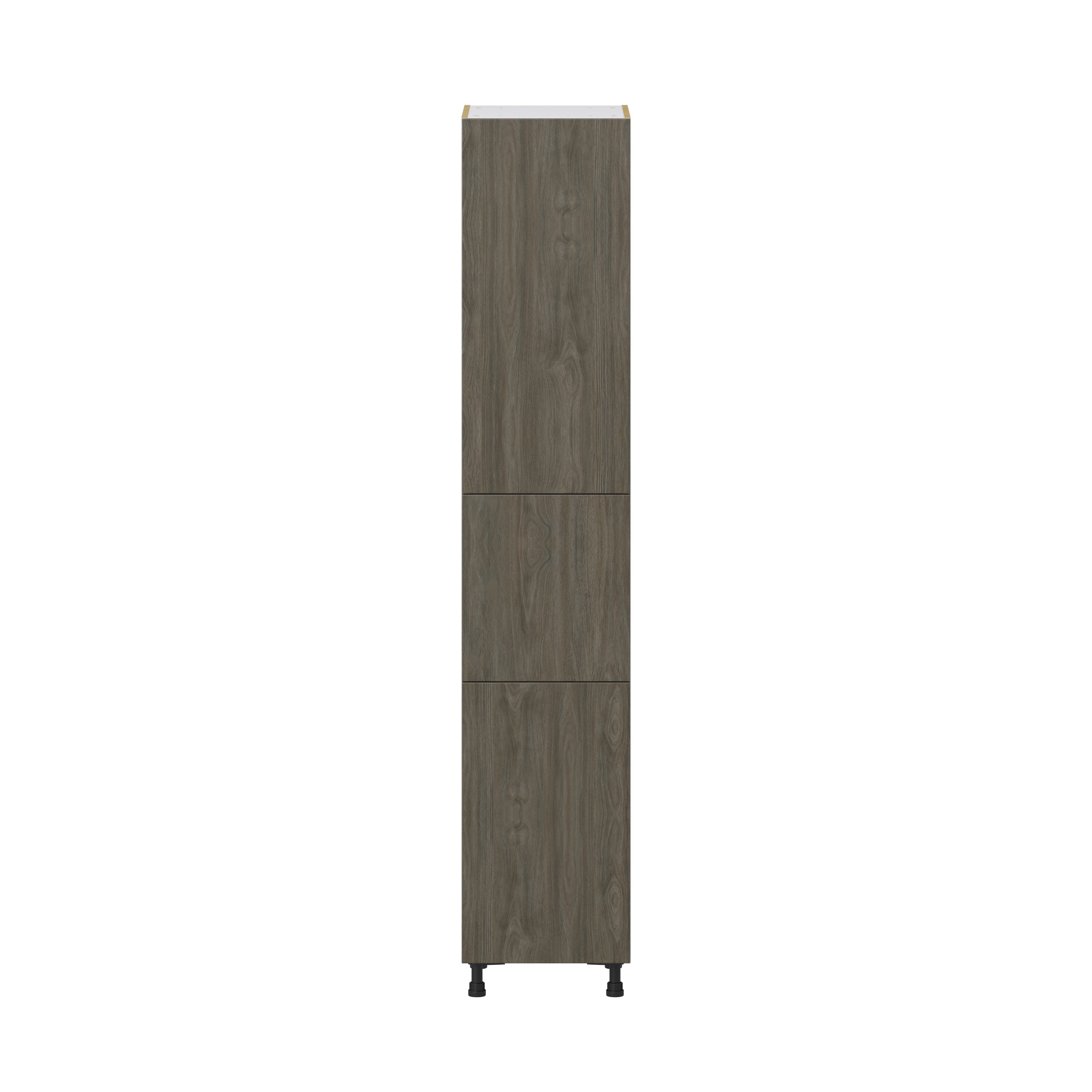 Cordyline Textured Slab Walnut Assembled Pantry Cabinet with 5 Shelves (18 in. W x 94.5 in. H x 24 in. D)