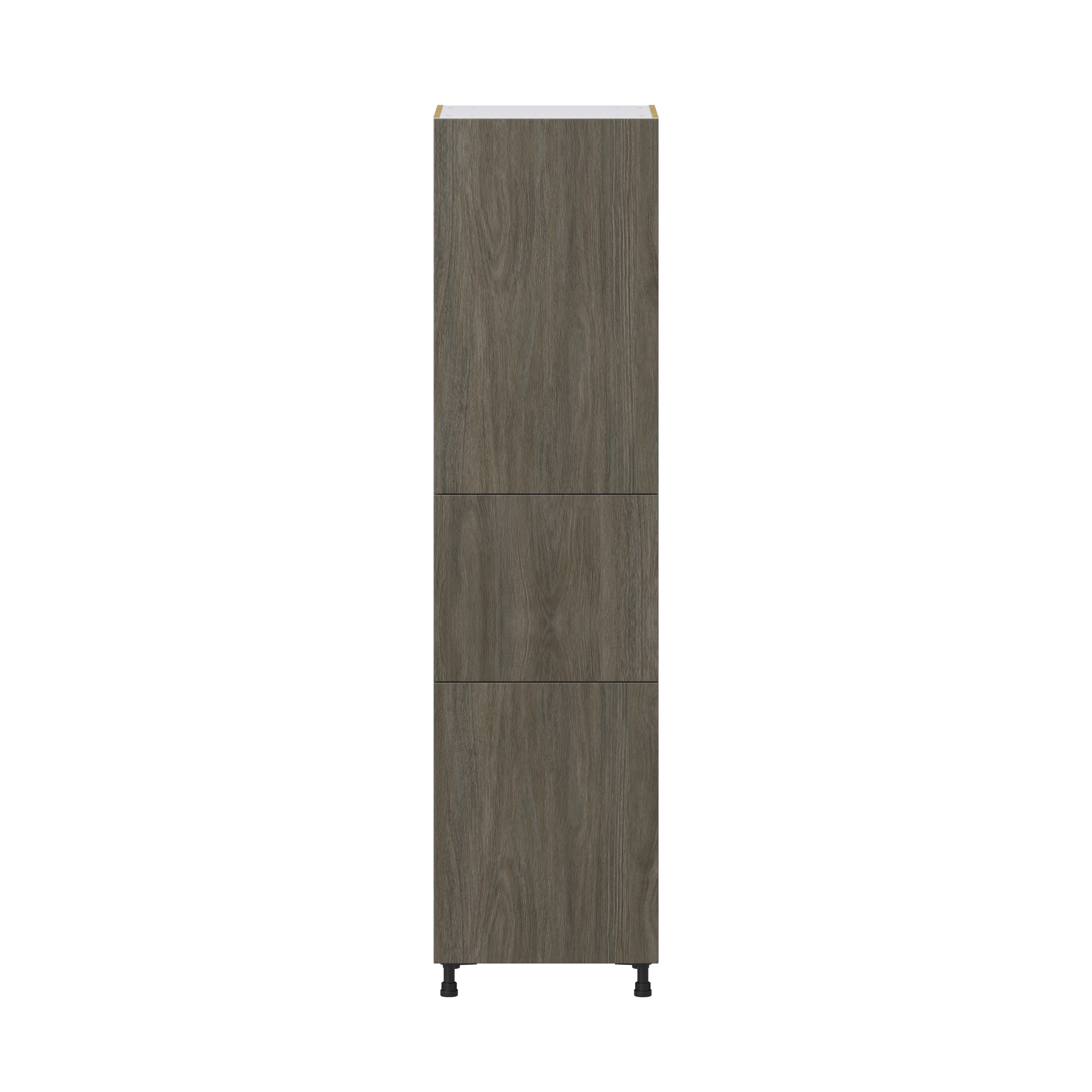 Cordyline Textured Slab Walnut Assembled Pantry Cabinet with 5 Shelves (24 in. W x 94.5 in. H x 24 in. D)