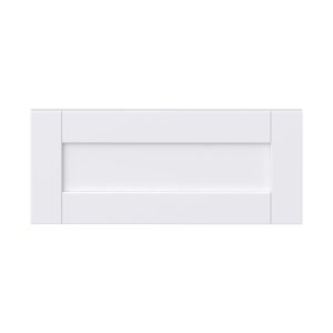 Dahlia Bright White  Shaker 24 x 10 x 0.75 in. Drawer Front