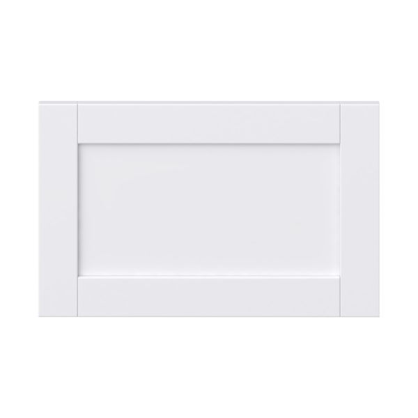 Dahlia Bright White  Shaker 24 x 15 x 0.75 in. Drawer Front