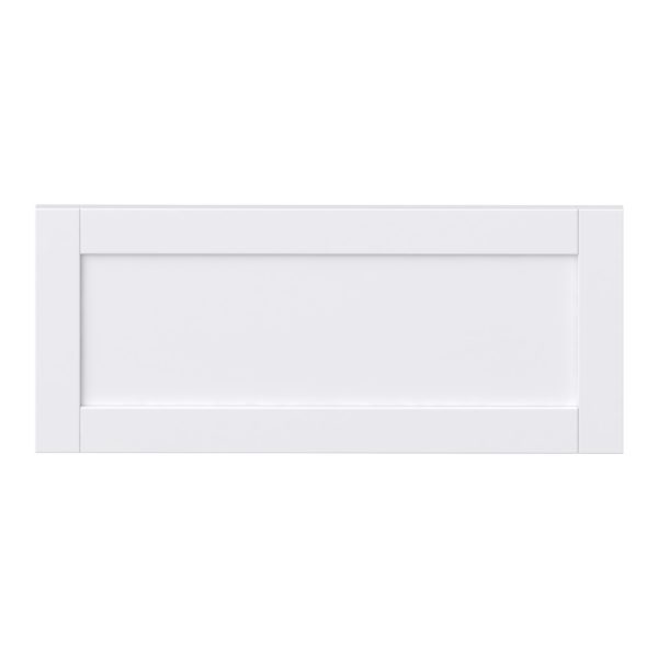 Dahlia Bright White  Shaker 36 x 15 x 0.75 in. Drawer Front