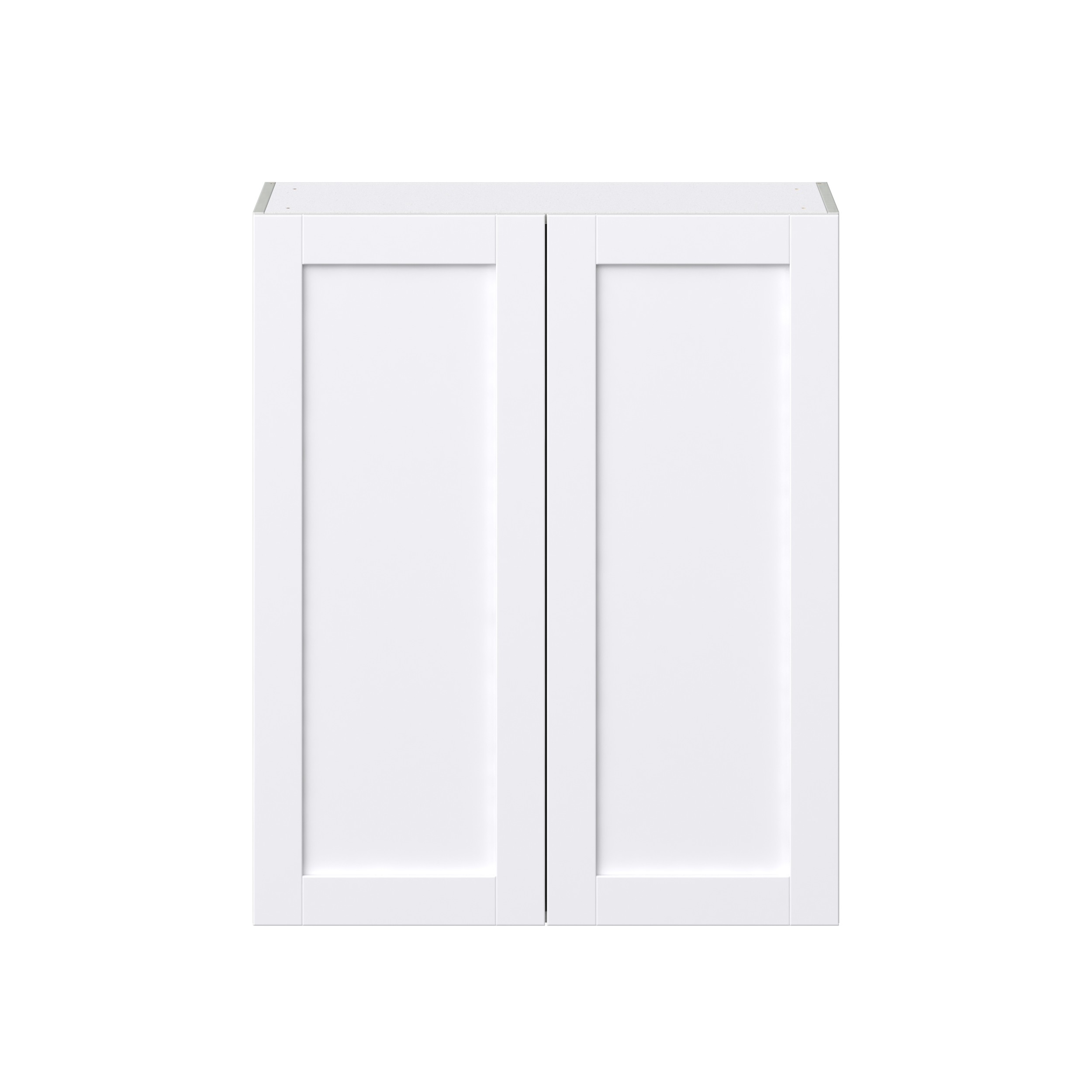 Dahlia Bright White Shaker Assembled Wall Cabinet (33 in. W X 40 in. H X 14 in. D)