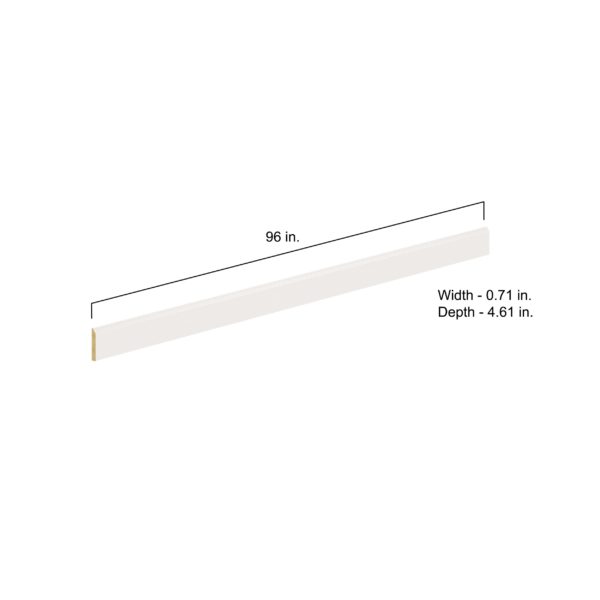 Jasmine Painted Furniture Base moulding 0.75 in. W x 96 in. D x 4.75 in. H